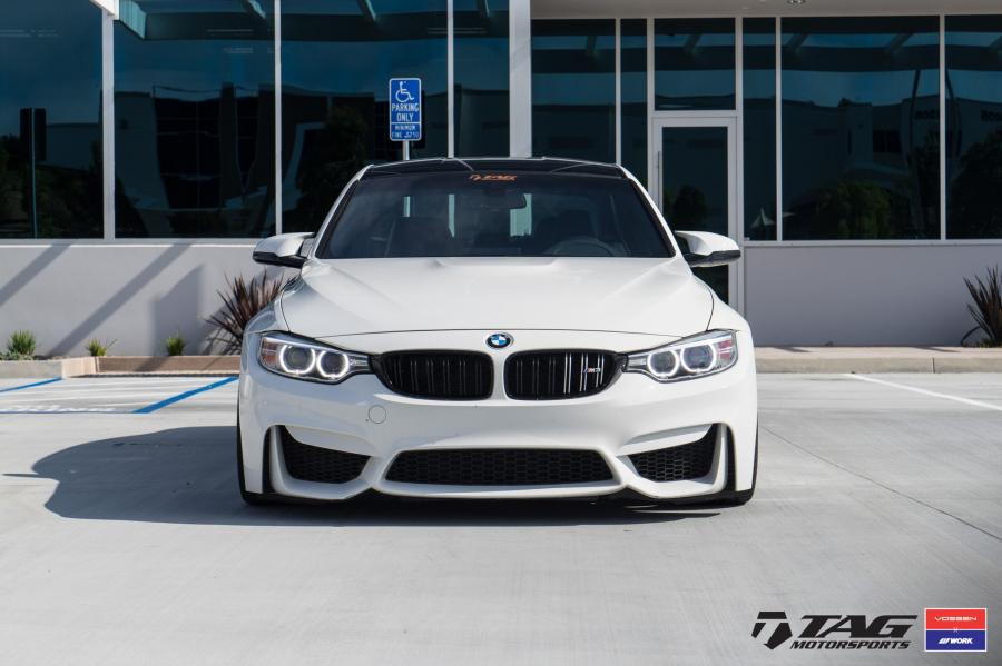  BMW M3 Sedan on Vossen Wheels (VWS-3) 2016 года  (фото 14 из 16)